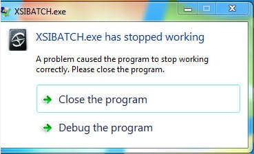 pdr exe has stopped working